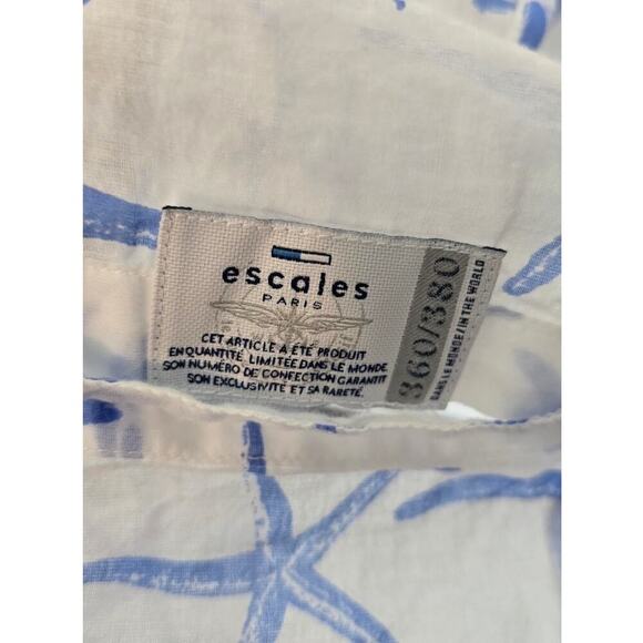 Escales Paris Women's Long Sleeve Starfish button down Shirt Sz M (0949) - Picture 7 of 10